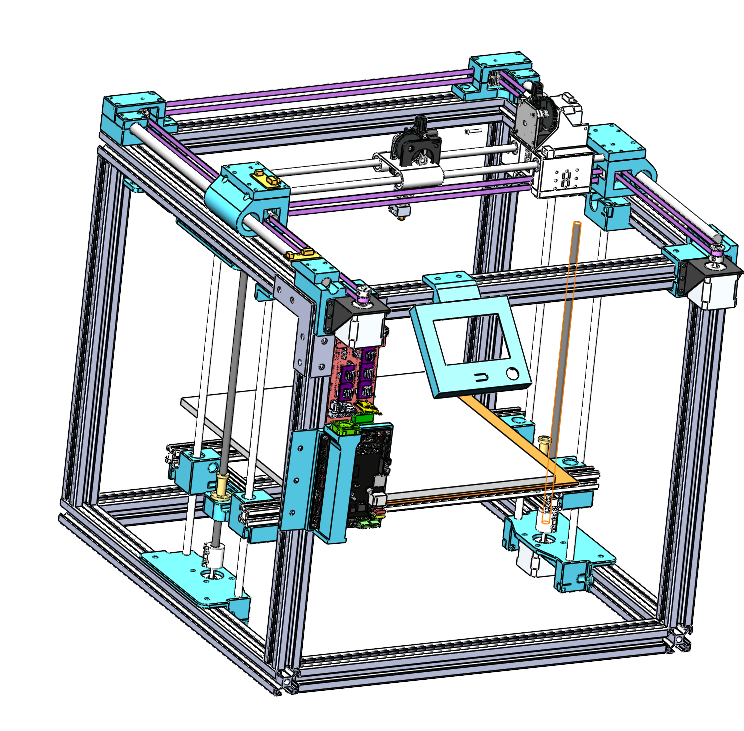 corexy 300x300 3D打印机结构