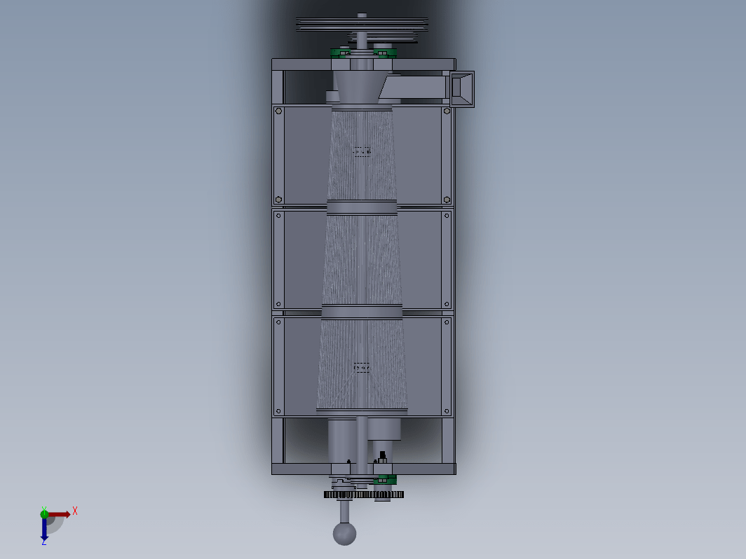 杏仁破壳机的设计三维SW+CAD+说明书