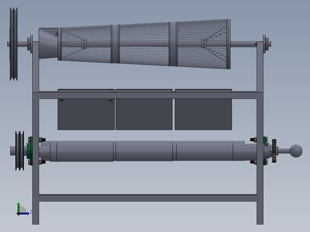 杏仁破壳机的设计三维SW+CAD+说明书