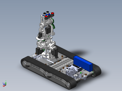 基于Raspberry Pi和Arduino的3D扫描机器人履带车缩略图