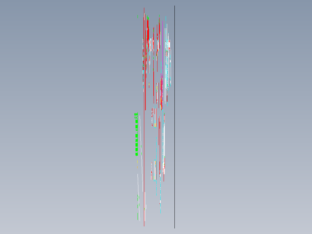 DN300金属陶瓷结构翻板阀