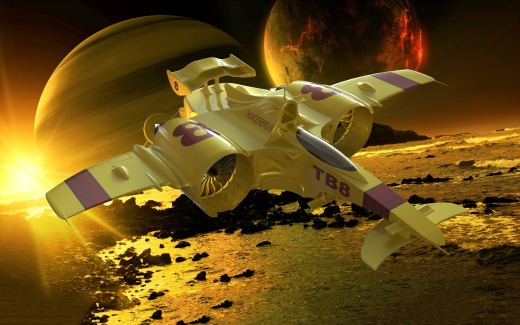 雷鸟8号宇宙战舰模型缩略图