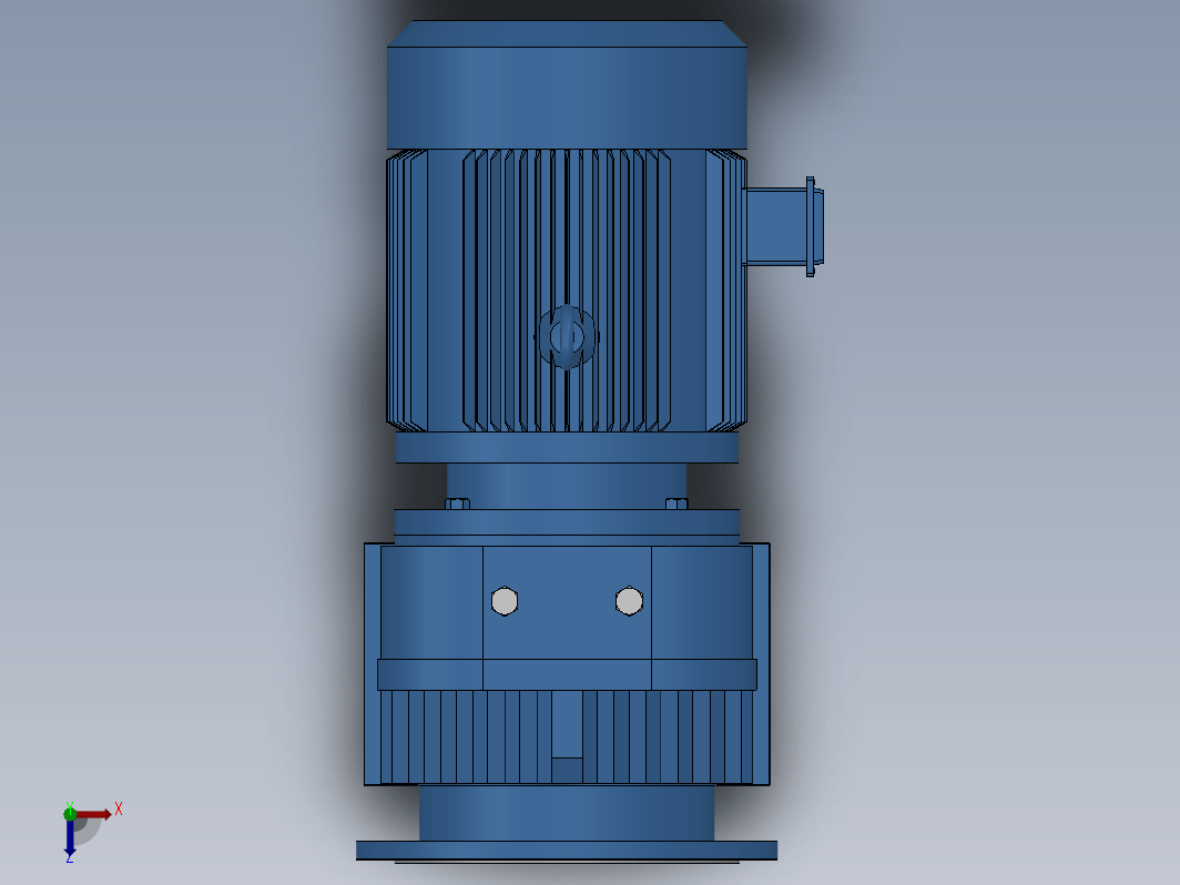 FAF127 B5法兰空心轴安装平行轴-斜齿轮减速电机[FAF127-12.54Y37-4P-M1-J1]