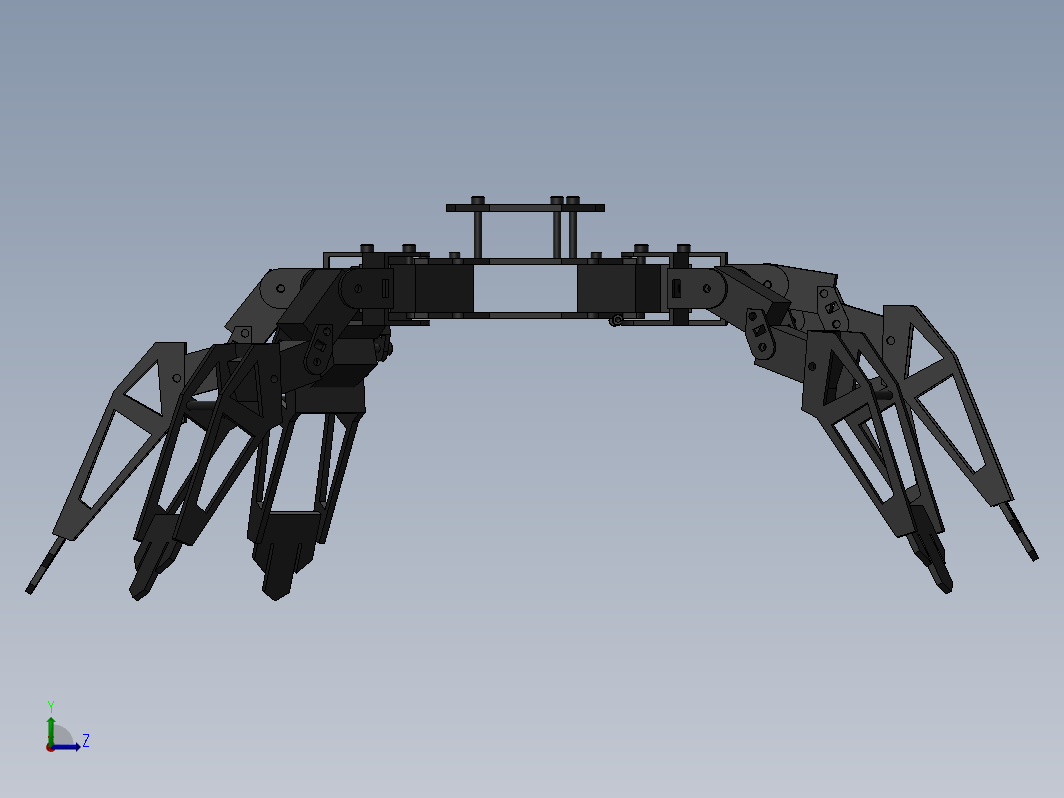 Hexapod Robot六足机器人框架结构