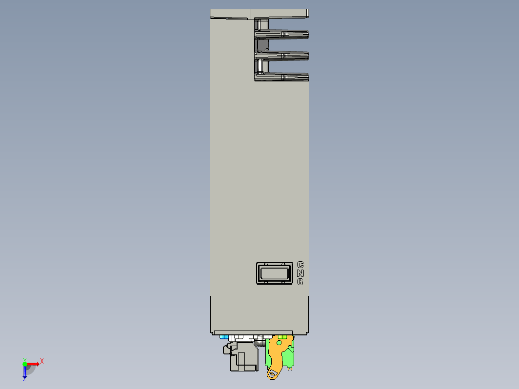 标准型伺服驱动器01052551-WXSTEP_B00（整机3D模型）