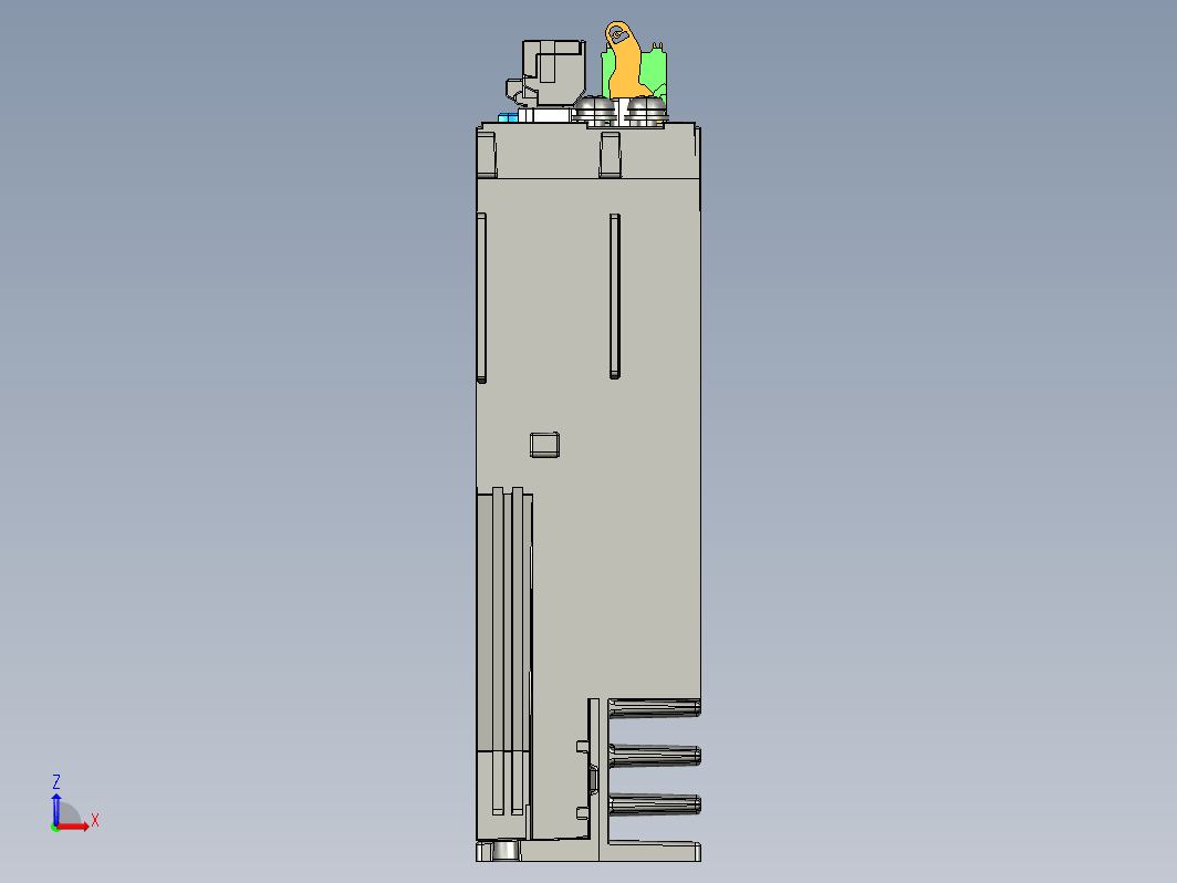 标准型伺服驱动器01052551-WXSTEP_B00（整机3D模型）