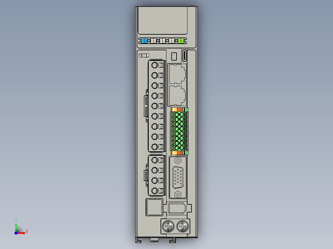 标准型伺服驱动器01052551-WXSTEP_B00（整机3D模型）