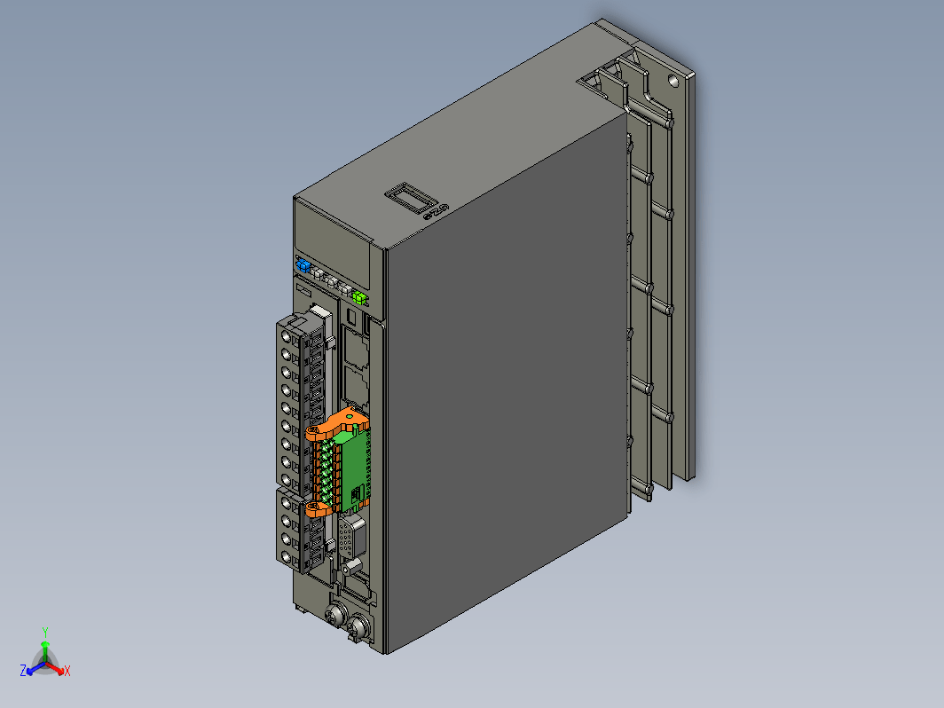 标准型伺服驱动器01052551-WXSTEP_B00（整机3D模型）