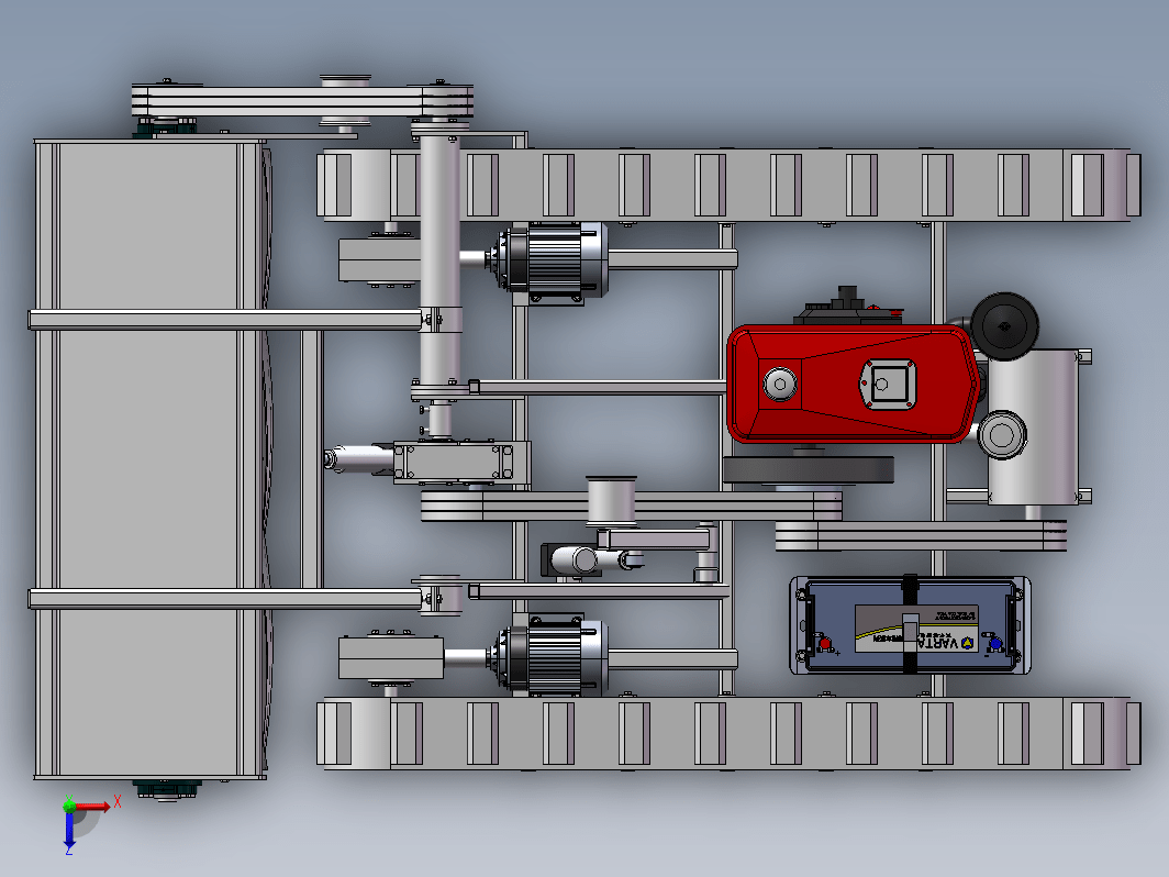 履带自走式除草机三维SW2020带参+CAD+说明书