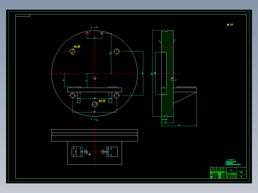 D 插入耳环夹具设计（含全套CAD图纸）+CAD+说明书缩略图