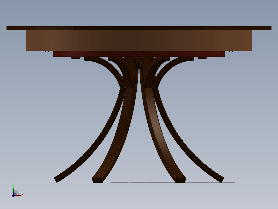 可扩展的旋转开合式桌子