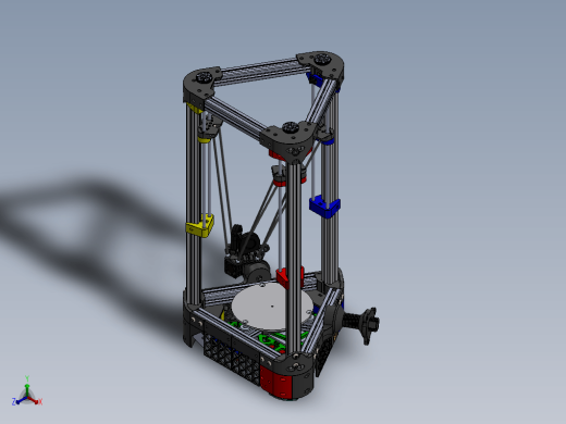 双线Detla 3D打印机 MPDELTA 200mm