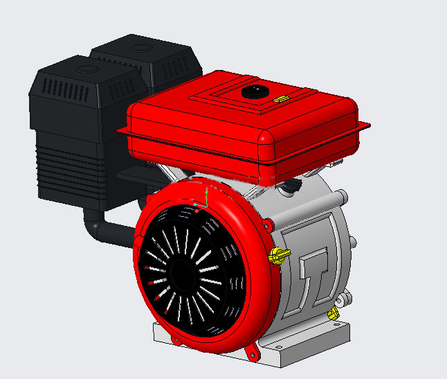 小型汽油发动机170F20模型用于手扶拖拉机、抽水机、抹灰机等