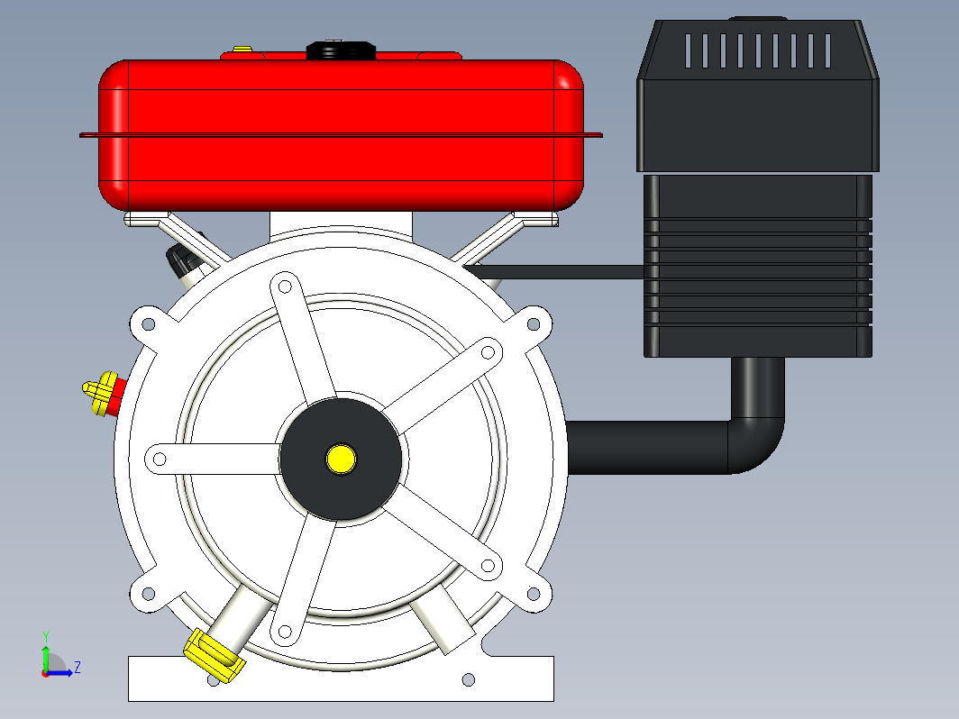 小型汽油发动机170F20模型用于手扶拖拉机、抽水机、抹灰机等