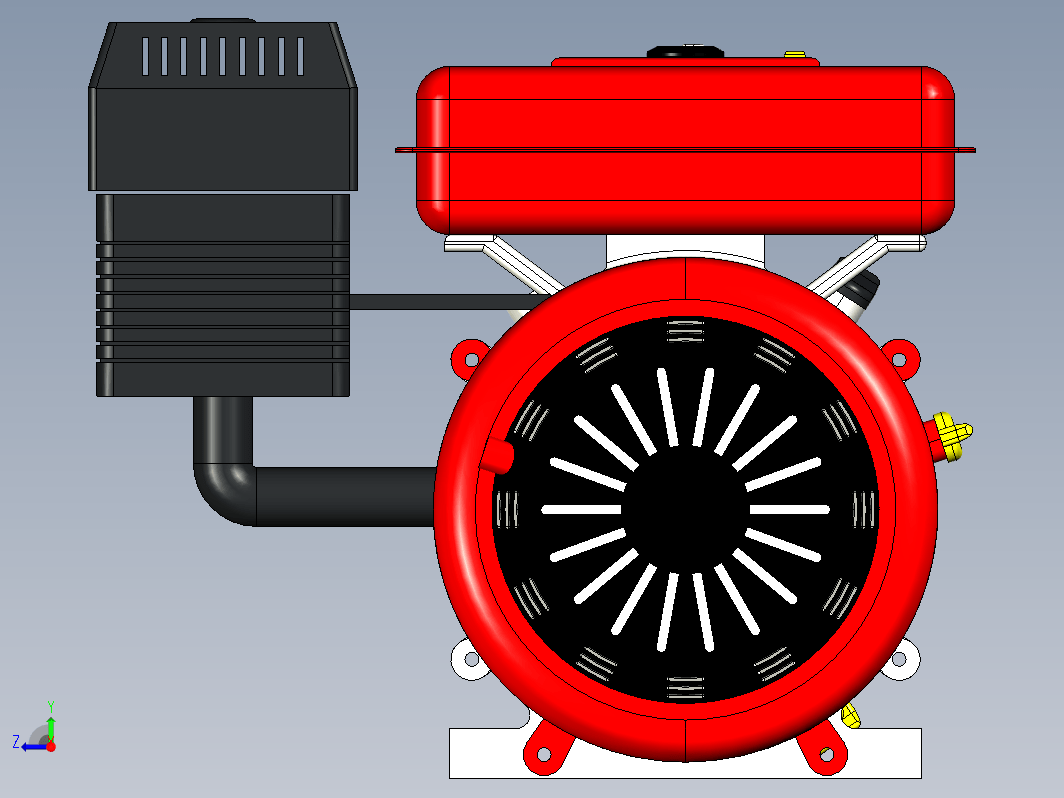 小型汽油发动机170F20模型用于手扶拖拉机、抽水机、抹灰机等