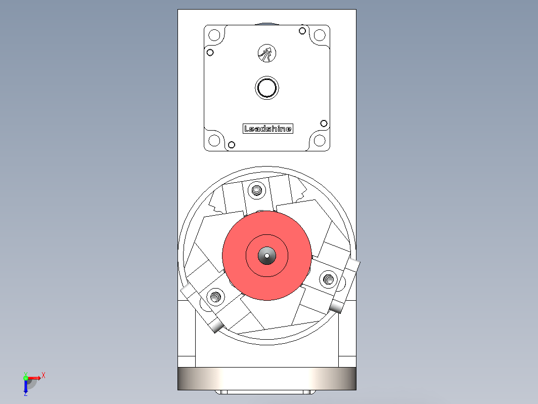 带电机旋转夹具