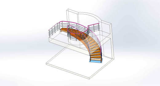 Stairs旋转楼梯结构缩略图