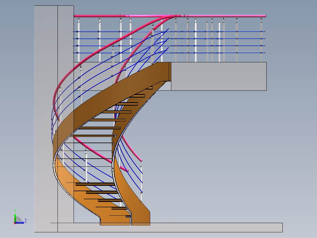 Stairs旋转楼梯结构