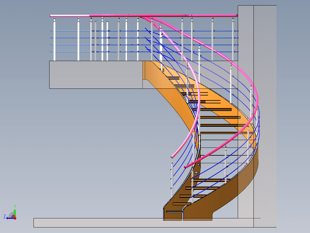 Stairs旋转楼梯结构