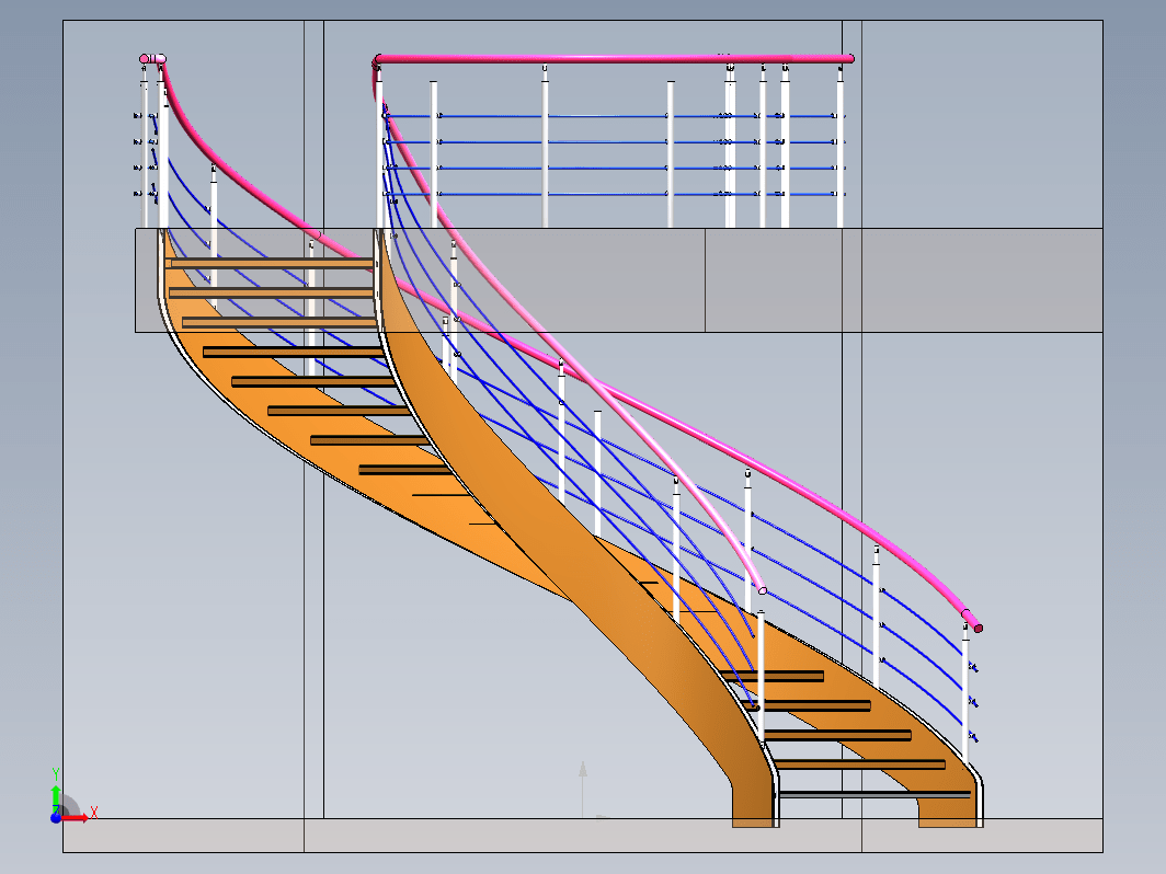 Stairs旋转楼梯结构