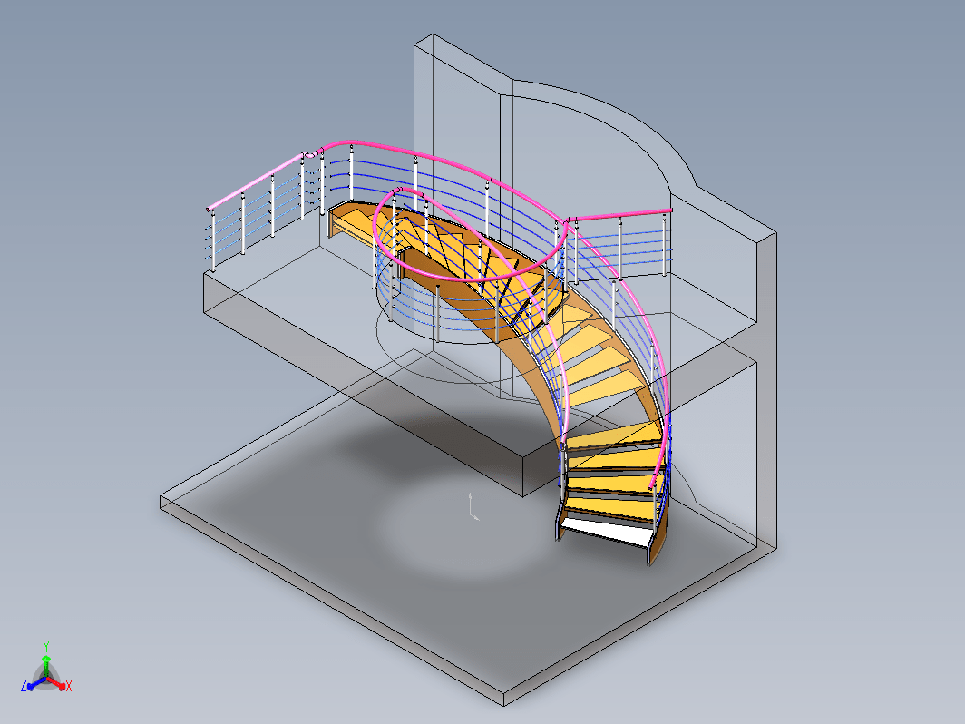 Stairs旋转楼梯结构