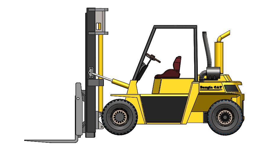 Fork Lift Bangla CAT简易叉车