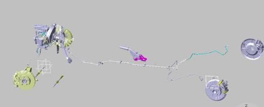 汽车制动系统模型3D图纸 CATIA设计缩略图