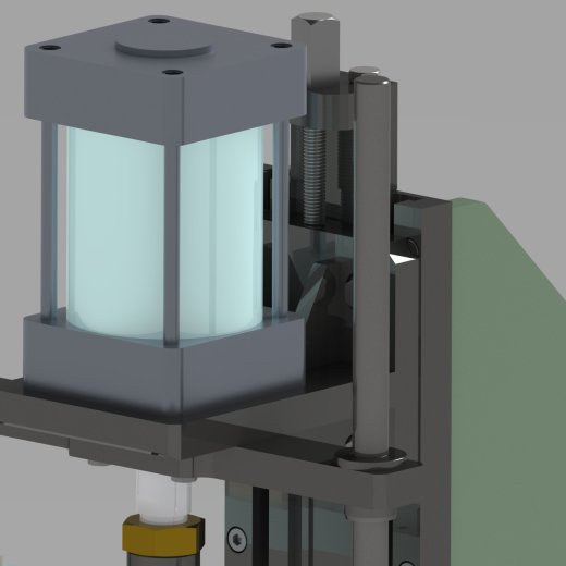 500KG压力机3D数模图纸 Solidworks设计