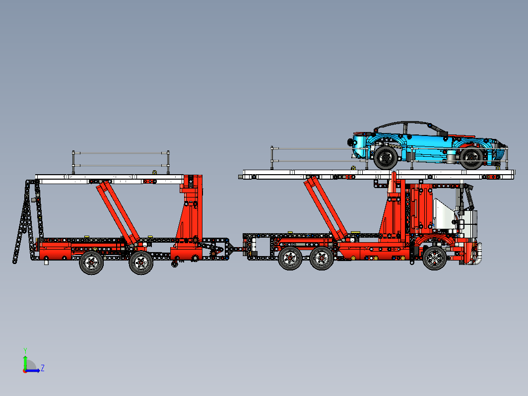 汽车运输车拼装模型车 LEGO Technic(42098)