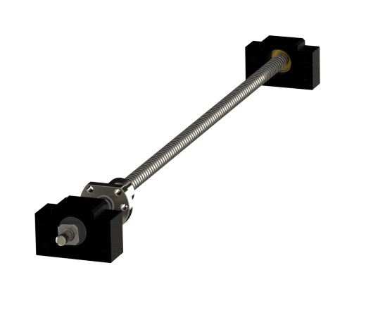SFU1204 500mm 带 BK10 BF10 丝杆轴承座套件缩略图
