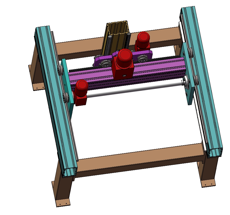 小型桁架机械手设计含三维SW模型+CAD+说明书