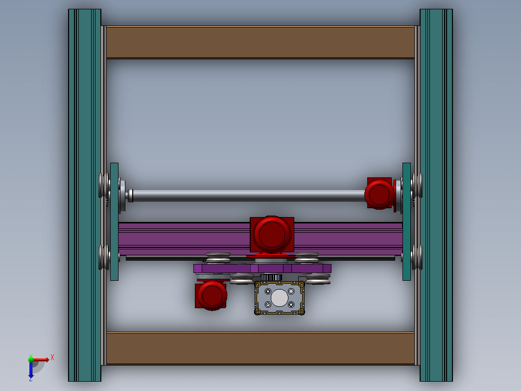 小型桁架机械手设计含三维SW模型+CAD+说明书