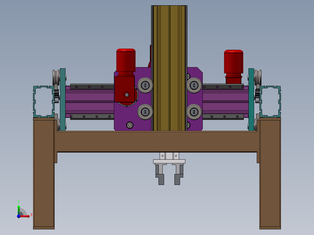 小型桁架机械手设计含三维SW模型+CAD+说明书