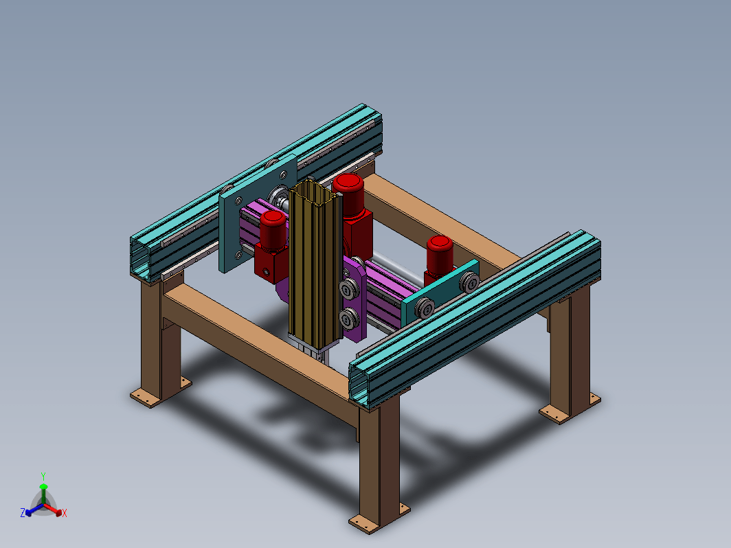 小型桁架机械手设计含三维SW模型+CAD+说明书