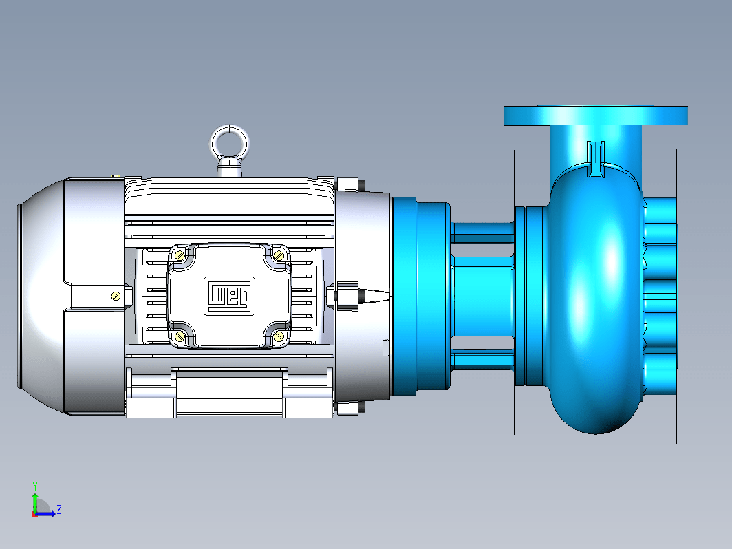 离心泵3D图纸