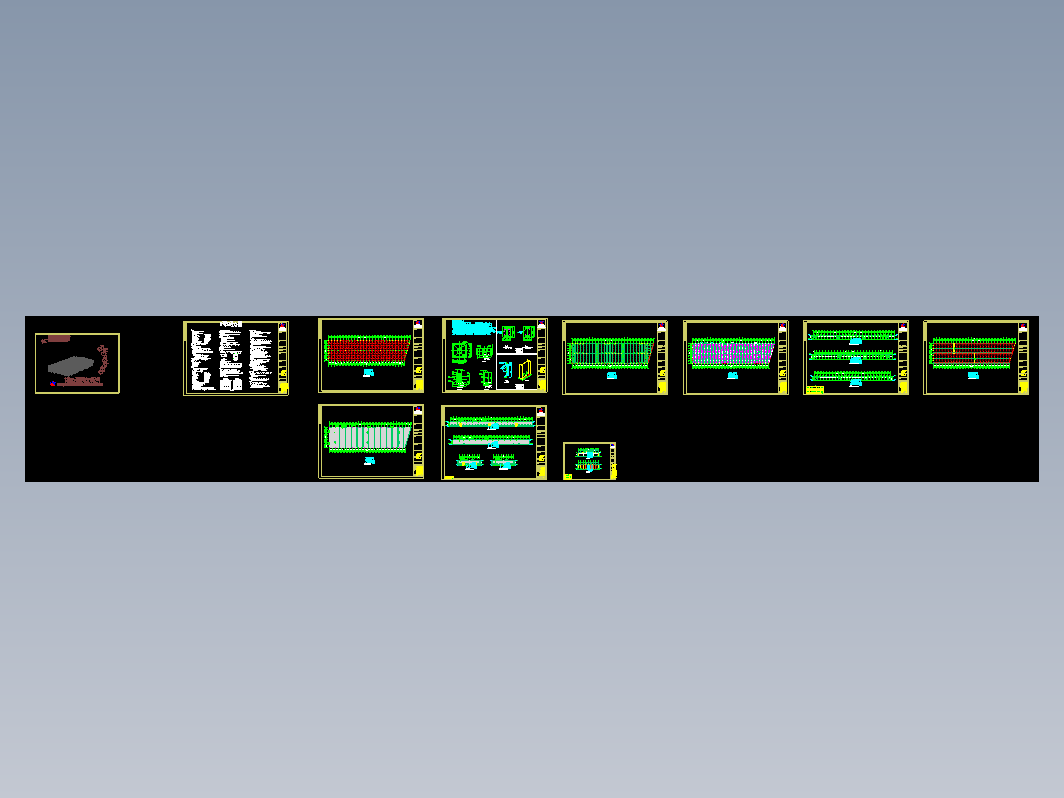 东升二厂48米跨度工程CAD