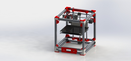 Ultimaker2铝挤压3D打印机缩略图