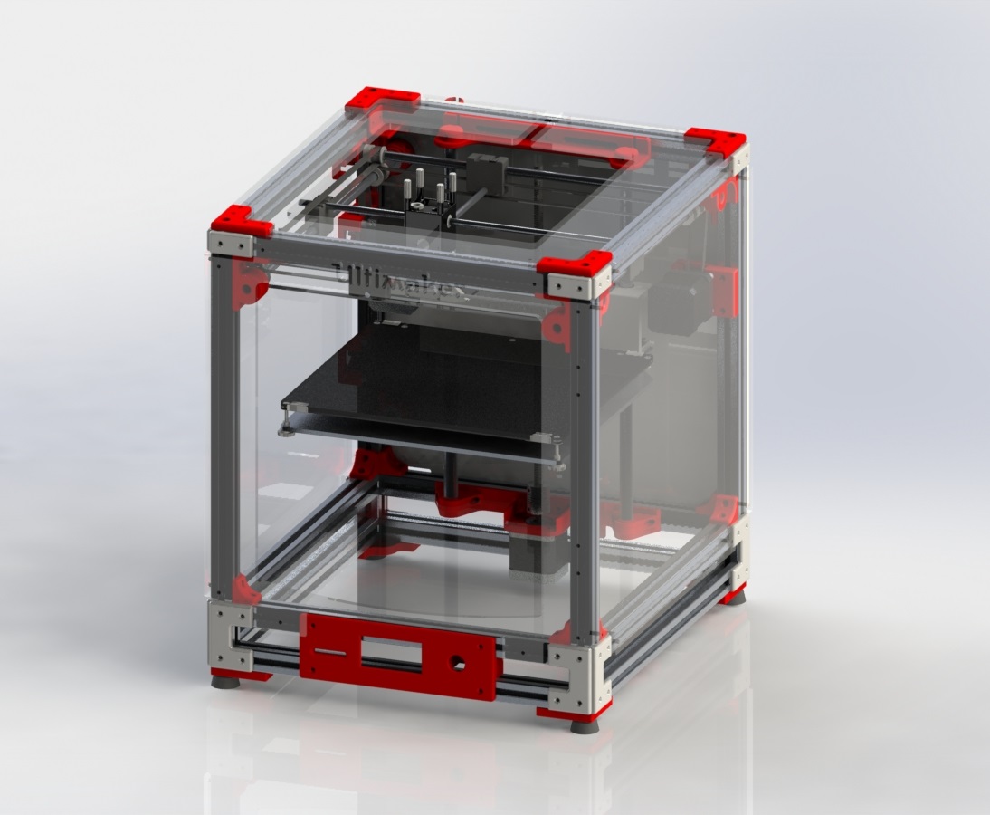Ultimaker2铝挤压3D打印机