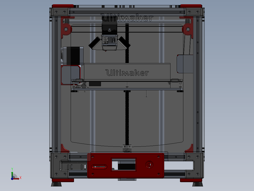 Ultimaker2铝挤压3D打印机