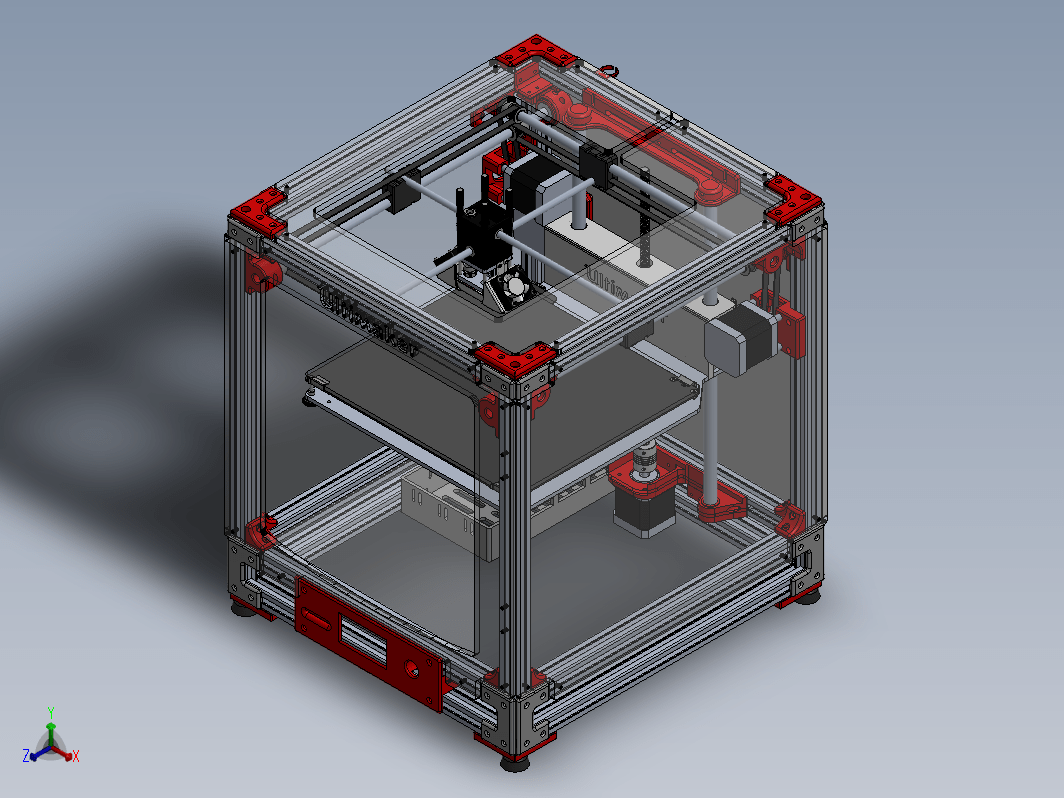 Ultimaker2铝挤压3D打印机