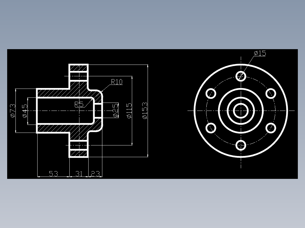 CAD机械零件图-6