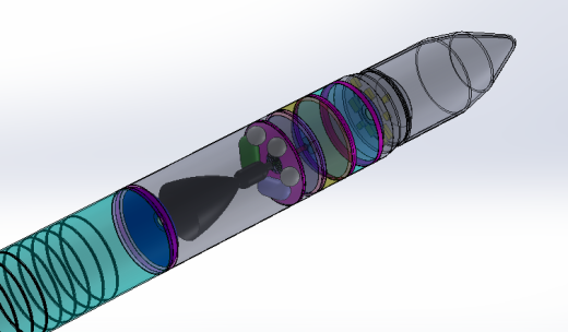 SpaceX猎鹰一号(Falcon-1)火箭简易结构模型缩略图