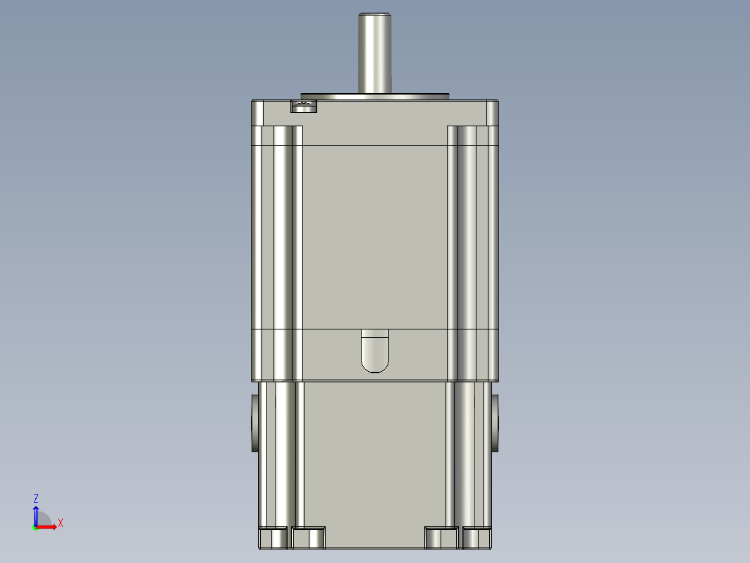 YK60HB65-05A-SC  60mm两相步进刹车电机（3D）