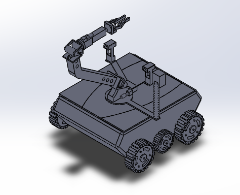 ROV简易机械手小车造型