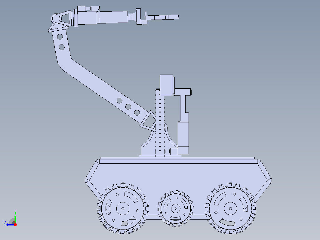 ROV简易机械手小车造型