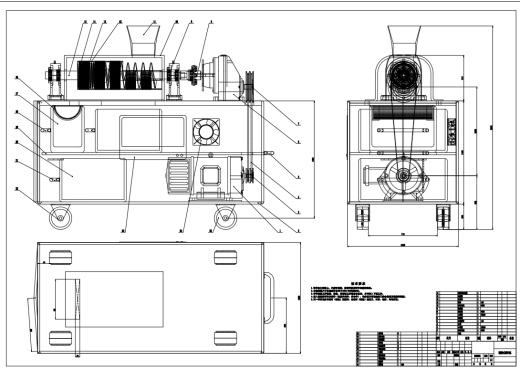 果蔬螺旋式榨汁机三维SW2020带参+CAD+说明书缩略图