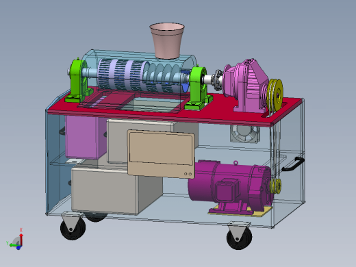果蔬螺旋式榨汁机三维SW2020带参+CAD+说明书缩略图