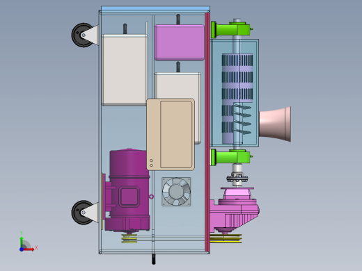 果蔬螺旋式榨汁机三维SW2020带参+CAD+说明书缩略图