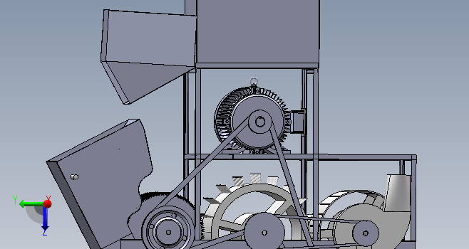 棉籽分离机设计含CAD+SW+说明书