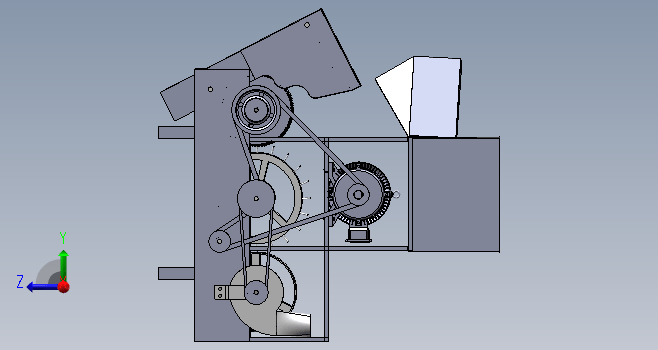 棉籽分离机设计含CAD+SW+说明书